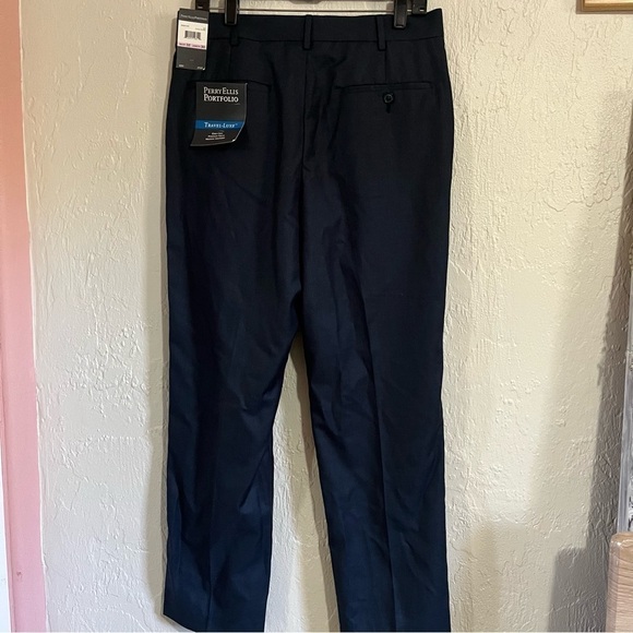 nwt Perry Ellis Portfolio Travel Luxe Pants 32x30 - Picture 9 of 12